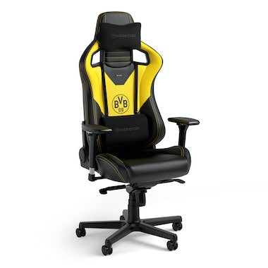 Noblechairs Konferenzstuhl Epic Gaming Chair BVB – 137 cm, 120 kg, schwarz