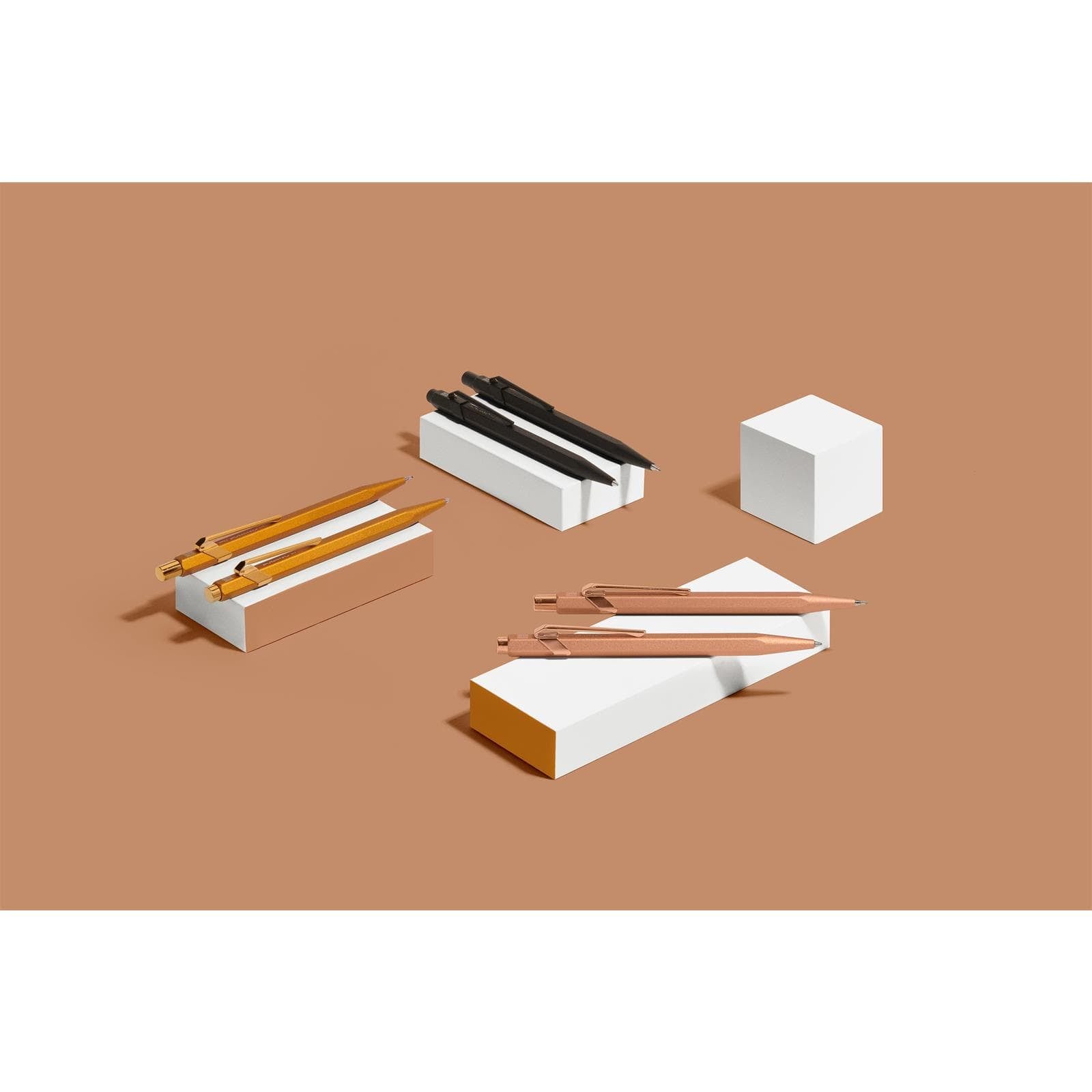 Caran d-Ache Caran d'Ache 849 Premium Goldbar Druckbleistift – 0,7 mm – Aluminium – Gold – Mit Radierer