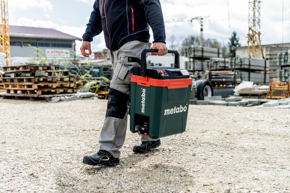 Metabo Akku-Kühlbox KB 18 BL – thermoelektrisch, 24 l, 230 V – grün
