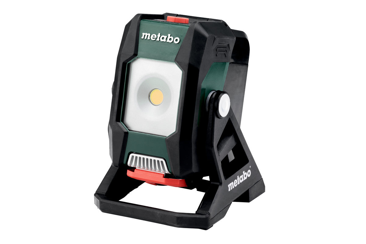 Metabo Akku-Baustrahler BSA 12-18 LED 2000 – 2000 lm, dimmbar, IP54, schwarz/grün