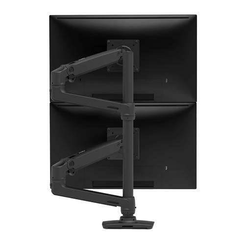 Ergotron LX – Monitorarm, 2 Monitore, stapelbar, matt schwarz