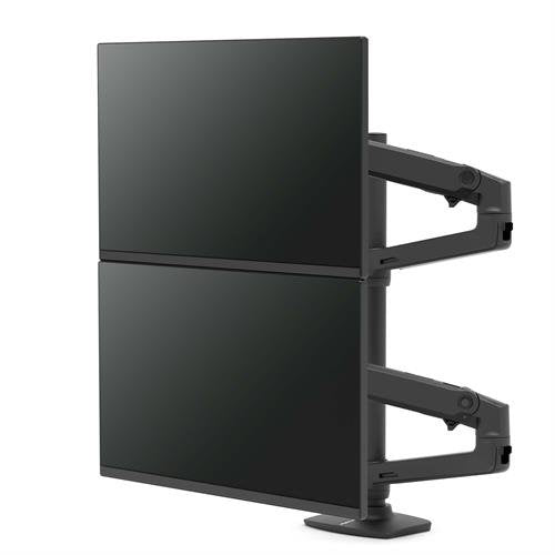 Ergotron LX – Monitorarm, 2 Monitore, stapelbar, matt schwarz