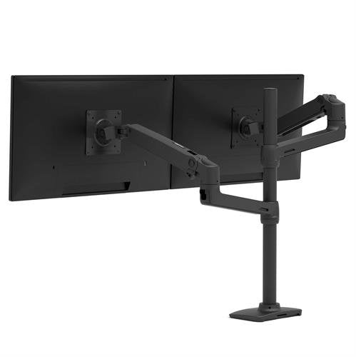Ergotron LX – Monitorarm, 2 Monitore, stapelbar, matt schwarz