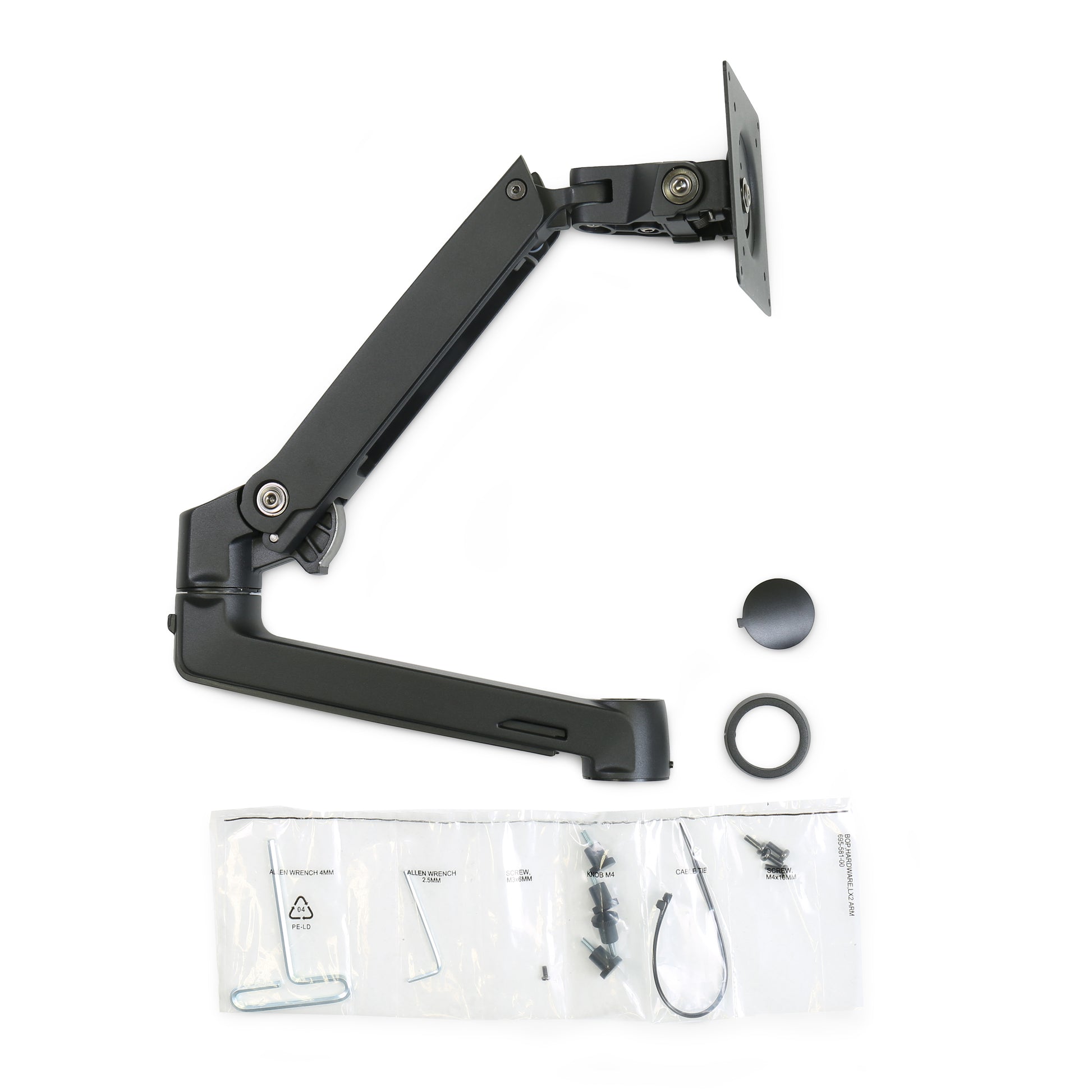 Ergotron LX Dual Stacking Arm – Monitorarm Tischhalterung – VESA 75×75/100×100 mm – bis 11,3 kg/Monitor