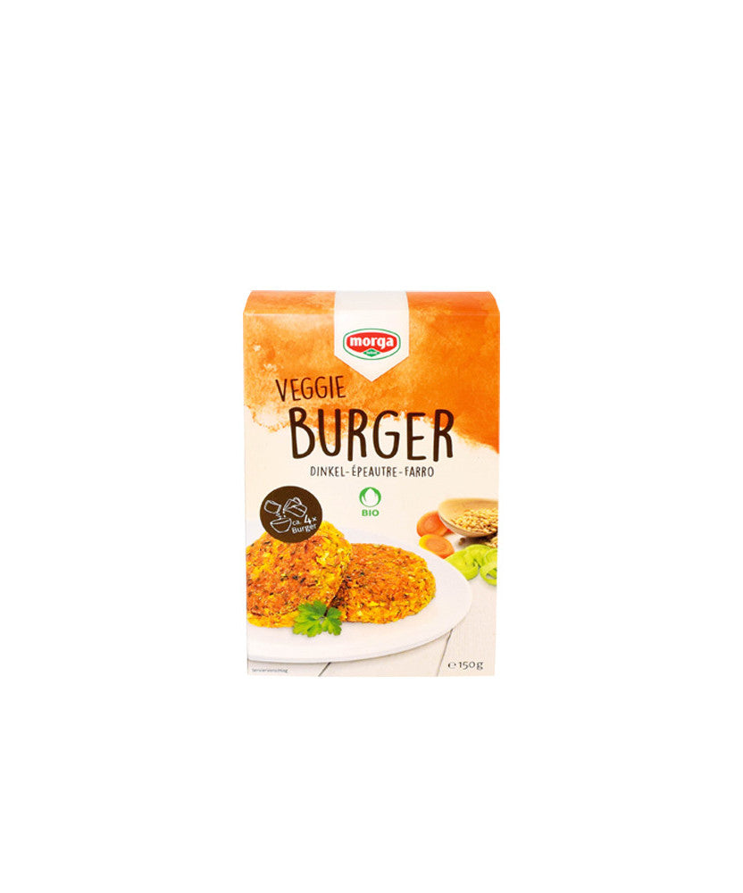 Morga Bio Dinkel Burger Mischung, Vegetarisch – 150 g