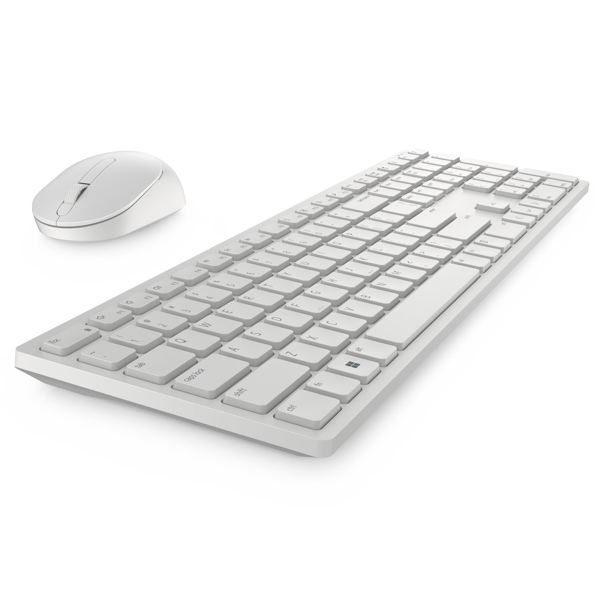 Dell KM5221W – Tastatur- und Maus-Set – 2,4 GHz – QWERTY (US-INT) – Weiss