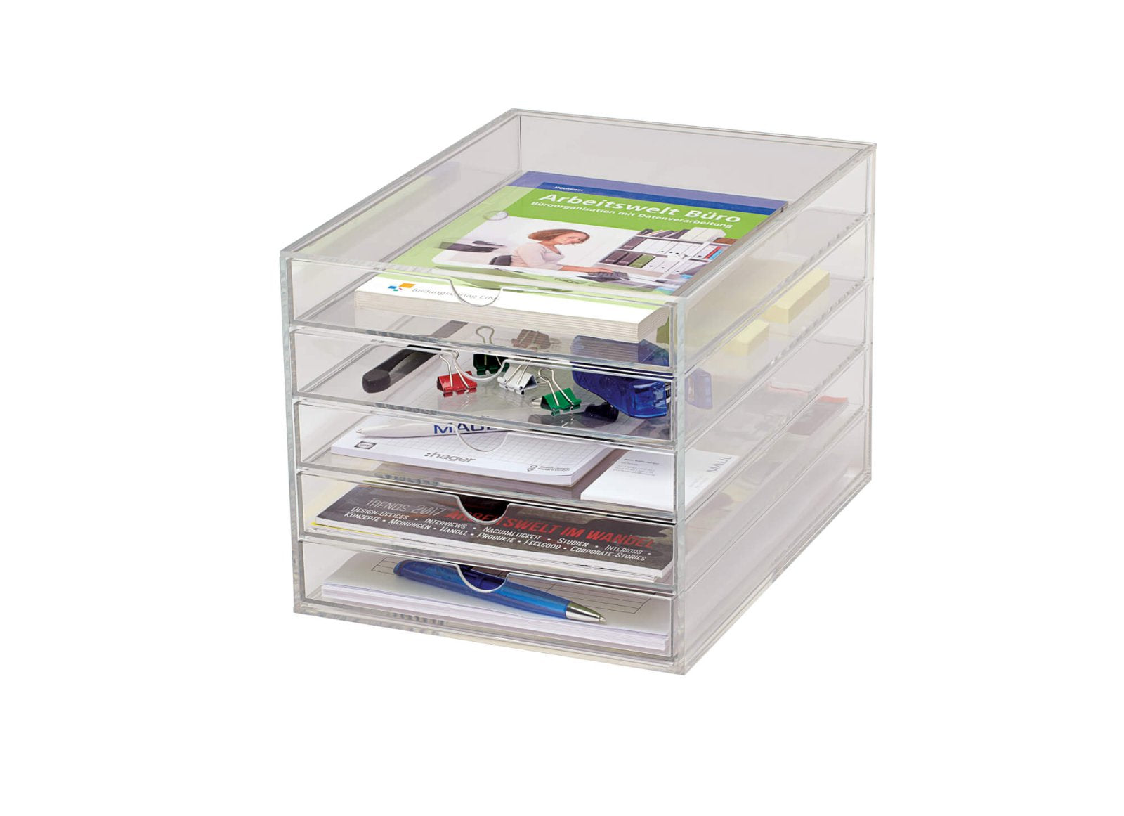 Maul Acryl-Schubladenbox – für DIN A4-Formate – 240 × 320 × 219 mm