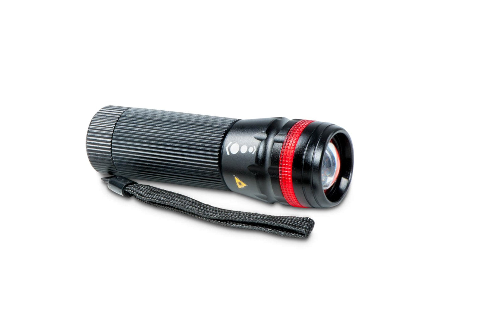 MAUL Taschenlampe MAULeos – 15 lm, 10 m, IPX4, Batterie 1×AA (2300 mAh) – Schwarz