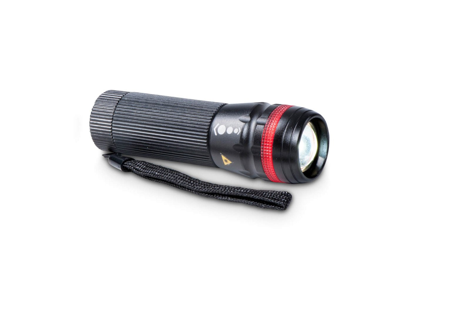 MAUL Taschenlampe MAULeos – 15 lm, 10 m, IPX4, Batterie 1×AA (2300 mAh) – Schwarz