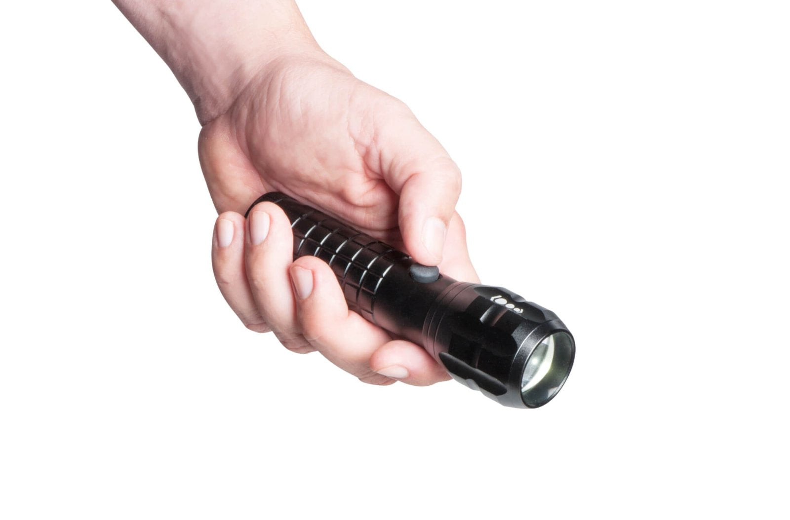 MAUL Taschenlampe MAULkronos S 8182390 – 192 lm, 196 m, IPX4, 3× AAA 1200 mAh, 3 Stufen – Schwarz