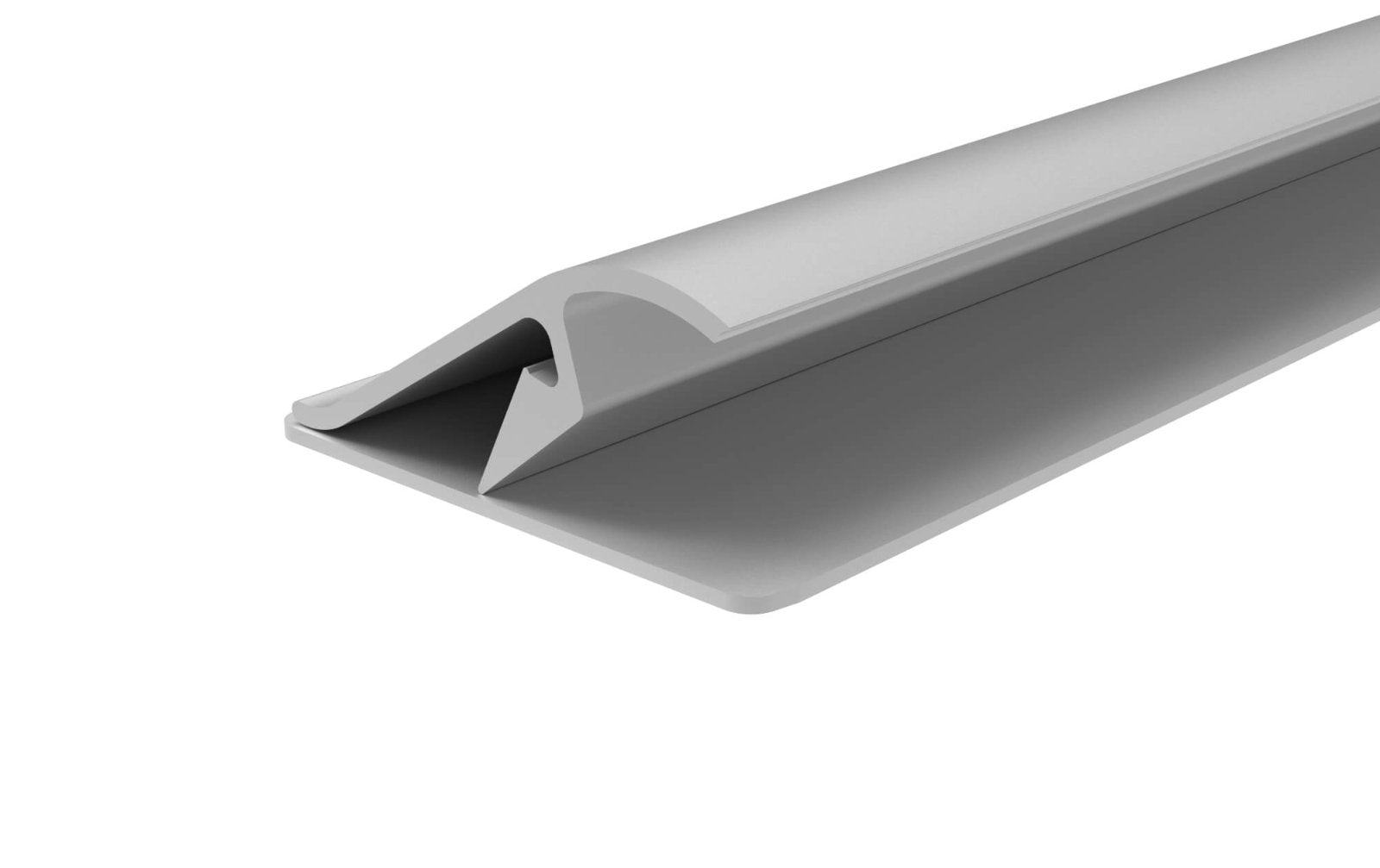 MAUL Klemmschiene – selbstklebend – Aluminium – 40 mm