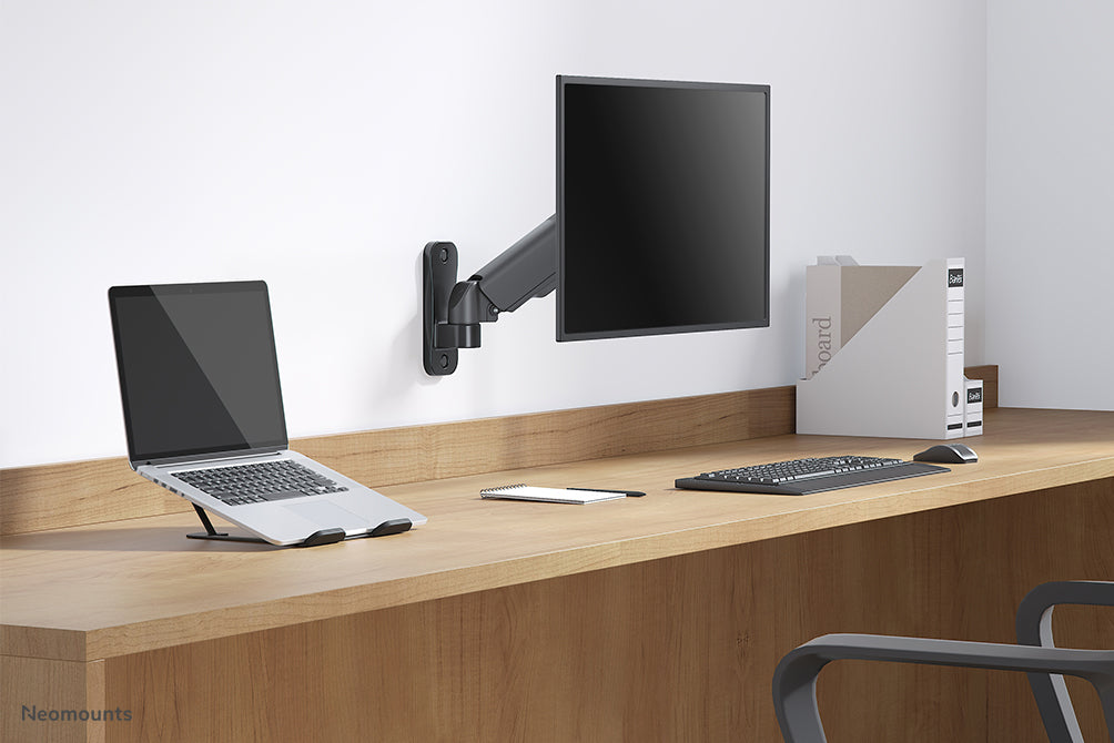 Neomounts WL70-440BL11 – Monitor-Wandhalterung – 17–32" – VESA 75×75/100×100 mm – bis 9 kg/Monitor – Gasfeder
