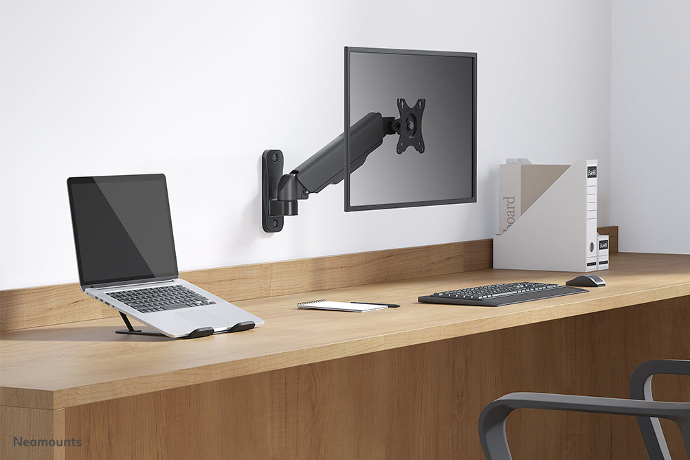 Neomounts WL70-440BL11 – Monitor-Wandhalterung – 17–32" – VESA 75×75/100×100 mm – bis 9 kg/Monitor – Gasfeder