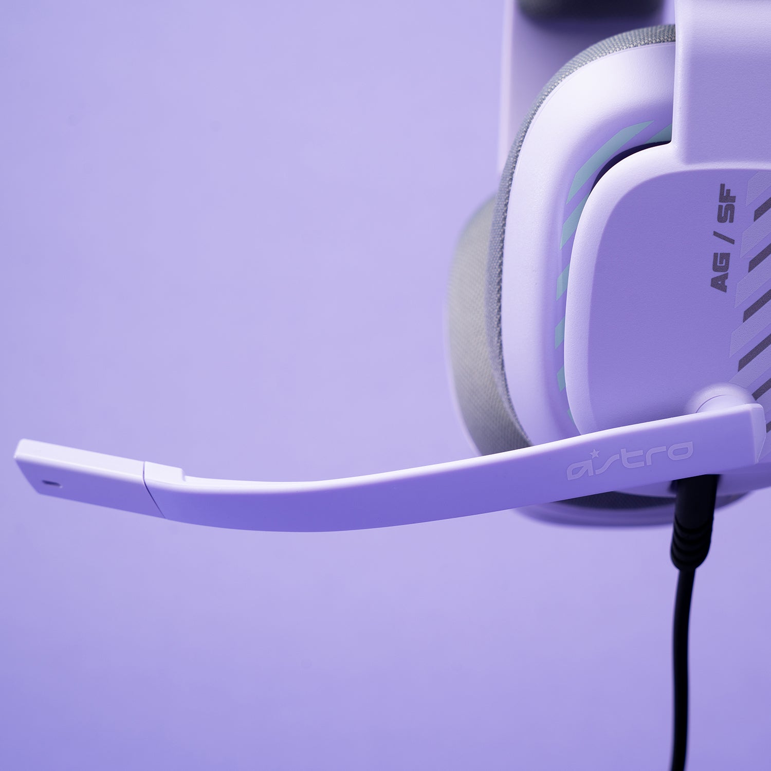 ASTRO Gaming A10 Gaming-Headset – Over-Ear, Stereo, Kabelgebunden, 3,5 mm Klinke, Grau/Lila