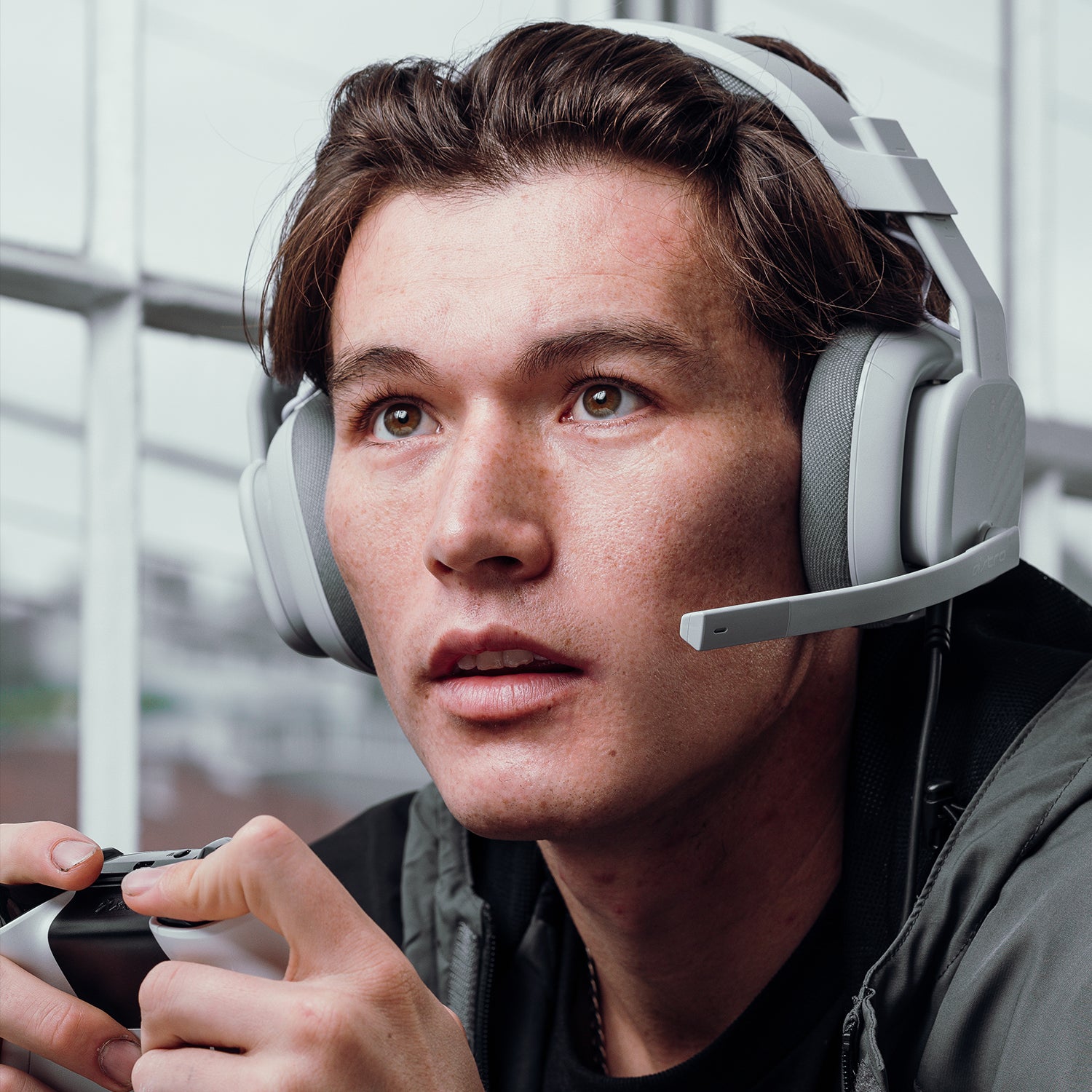 ASTRO Gaming A10 Gen 2 Gaming-Headset – Over-Ear, Stereo, Kabelgebunden, 3,5 mm Klinke, Grau