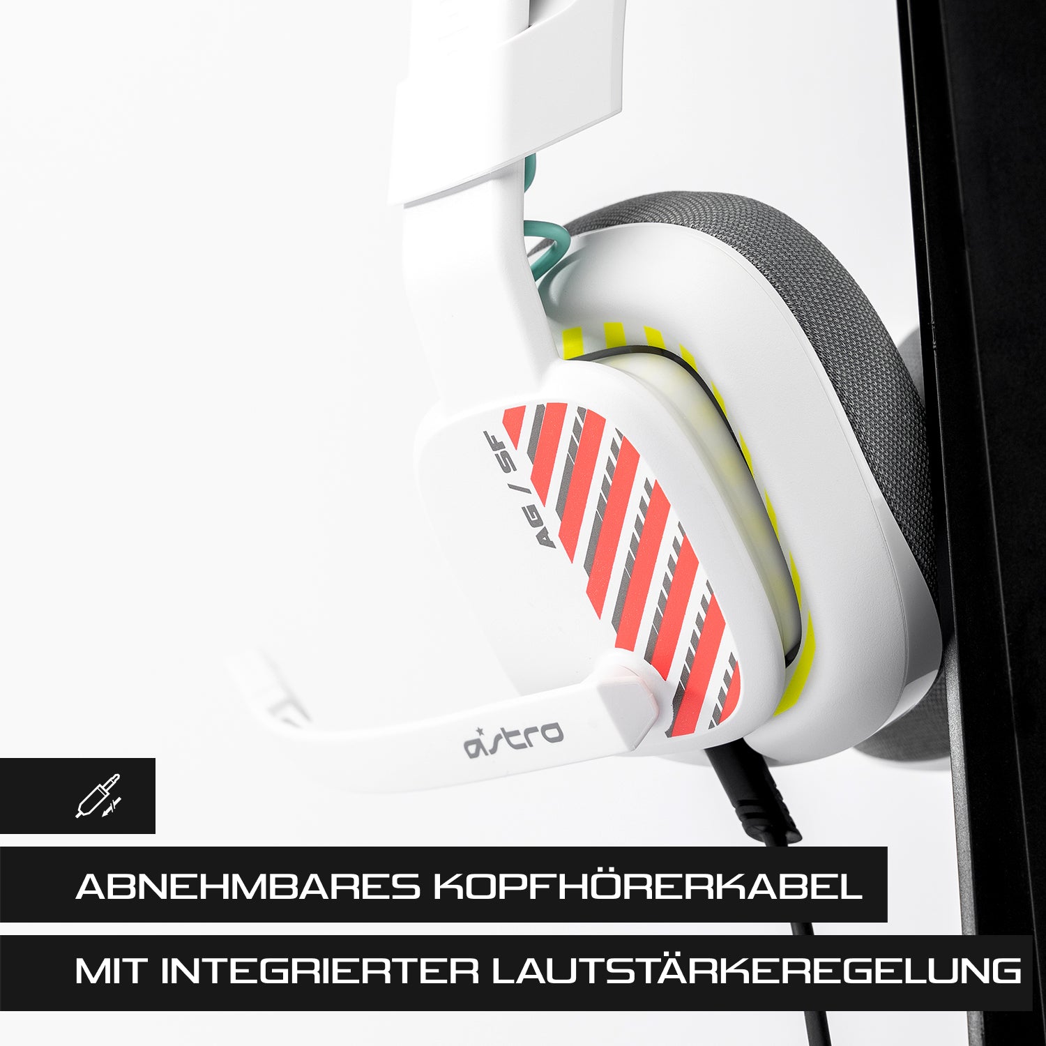 ASTRO Gaming A10 Gen 2 Gaming-Headset – Over-Ear, Kabelgebunden, 3,5 mm Klinke, für PC, Xbox, Playstation, Weiss