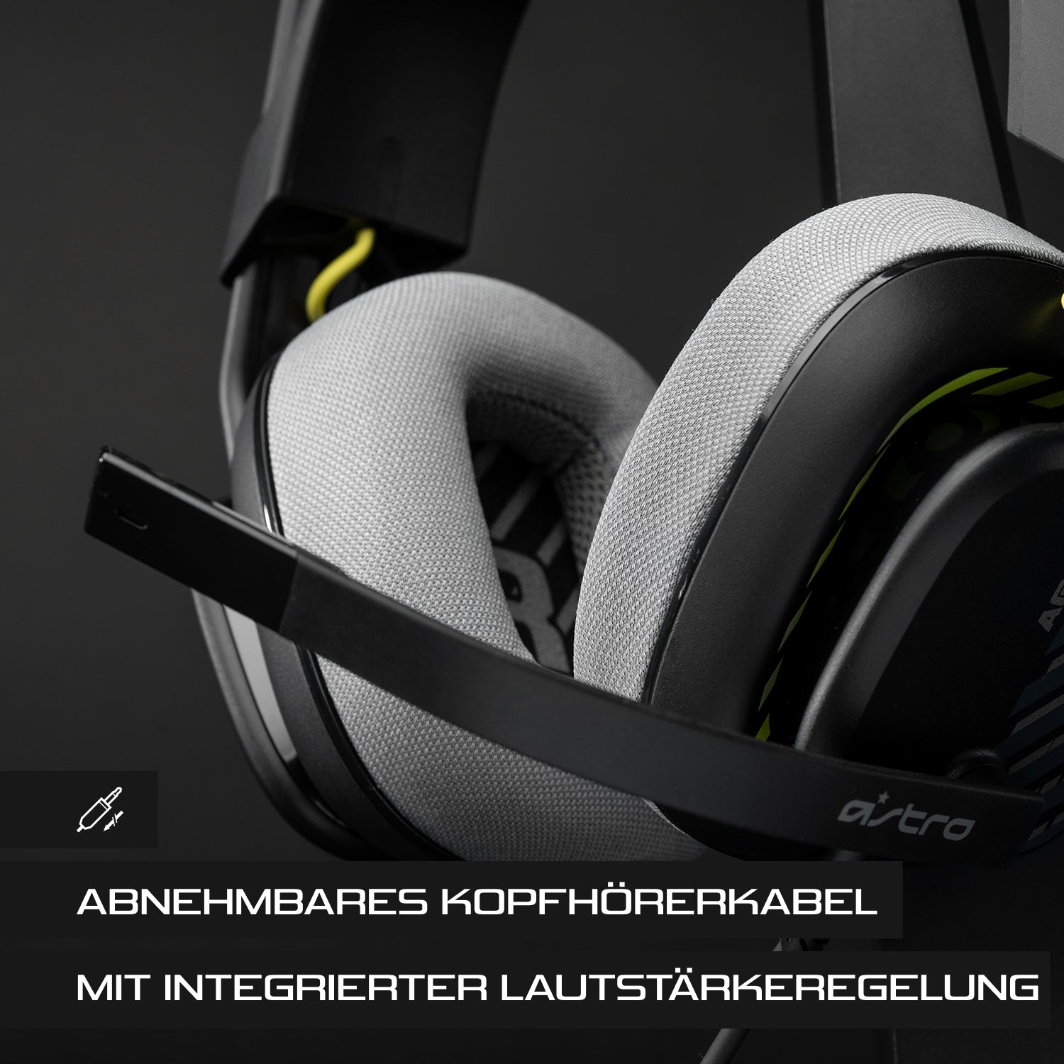ASTRO Gaming A10 – Over-Ear Gaming-Headset – Flip-to-Mute Boom-Mikrofon, 32 mm Treiber – Schwarz – für PS