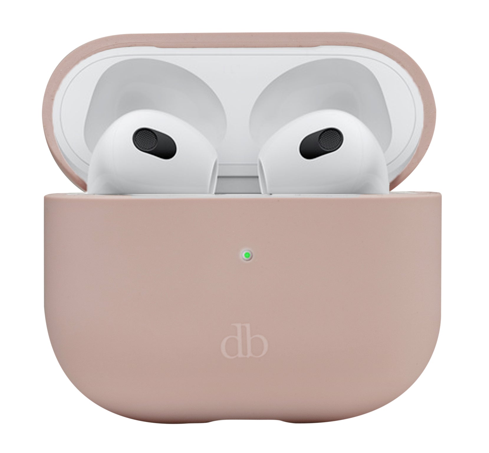 dbramante1928 Costa Rica Schutzhülle für Apple AirPods (3. Gen.) Silikon Pink, Sand