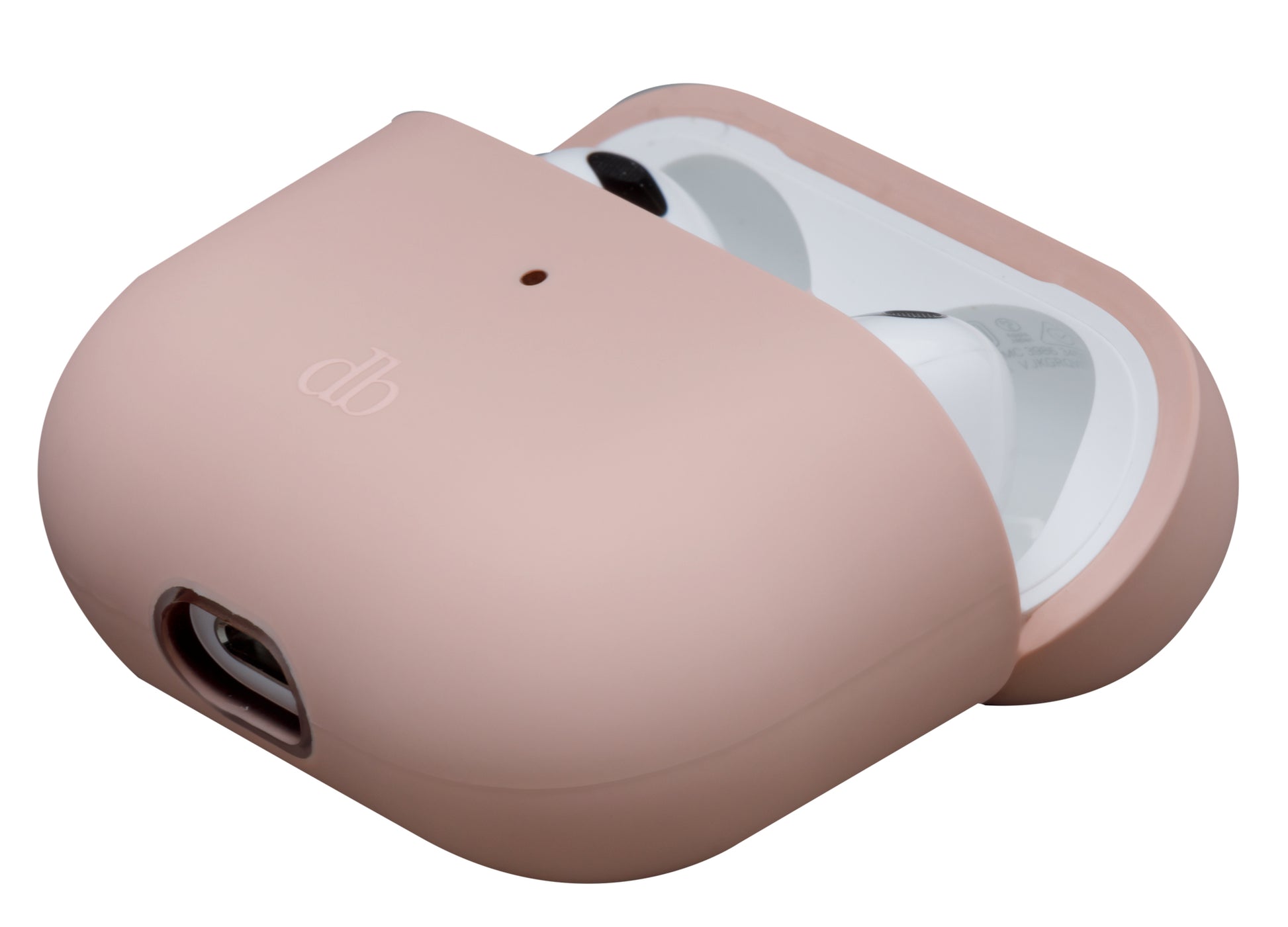 dbramante1928 Costa Rica Schutzhülle für Apple AirPods (3. Gen.) Silikon Pink, Sand