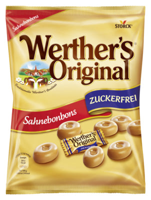 STORCK Werthers Original Zuckerfreie Lutschbonbons – 70 g