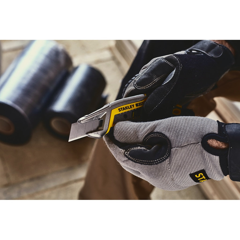 Stanley FatMax FMHT10594-0 – Trapezmesser 18 mm, einziehbar, Stahl, schwarz