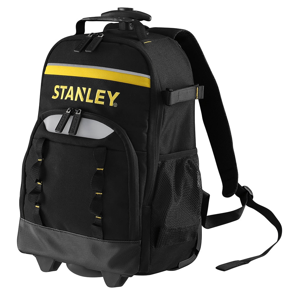 Stanley Werkzeugrucksack STST83307-1, mit Teleskopgriff und Rollen, Schwarz, 1 Stk.