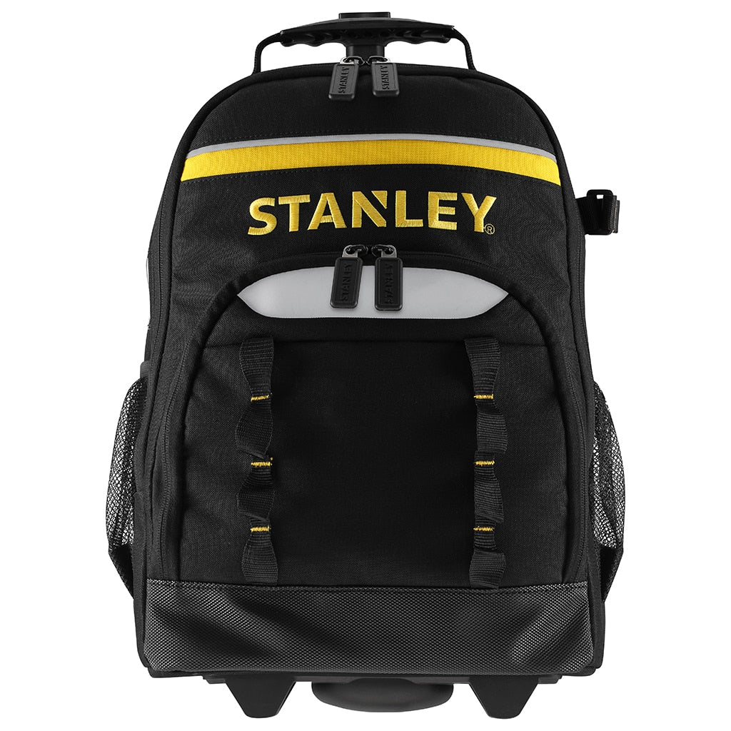 Stanley Werkzeugrucksack STST83307-1, mit Teleskopgriff und Rollen, Schwarz, 1 Stk.