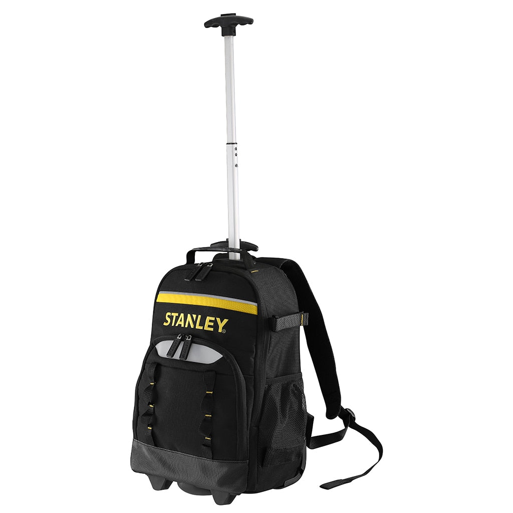 Stanley Werkzeugrucksack STST83307-1, mit Teleskopgriff und Rollen, Schwarz, 1 Stk.