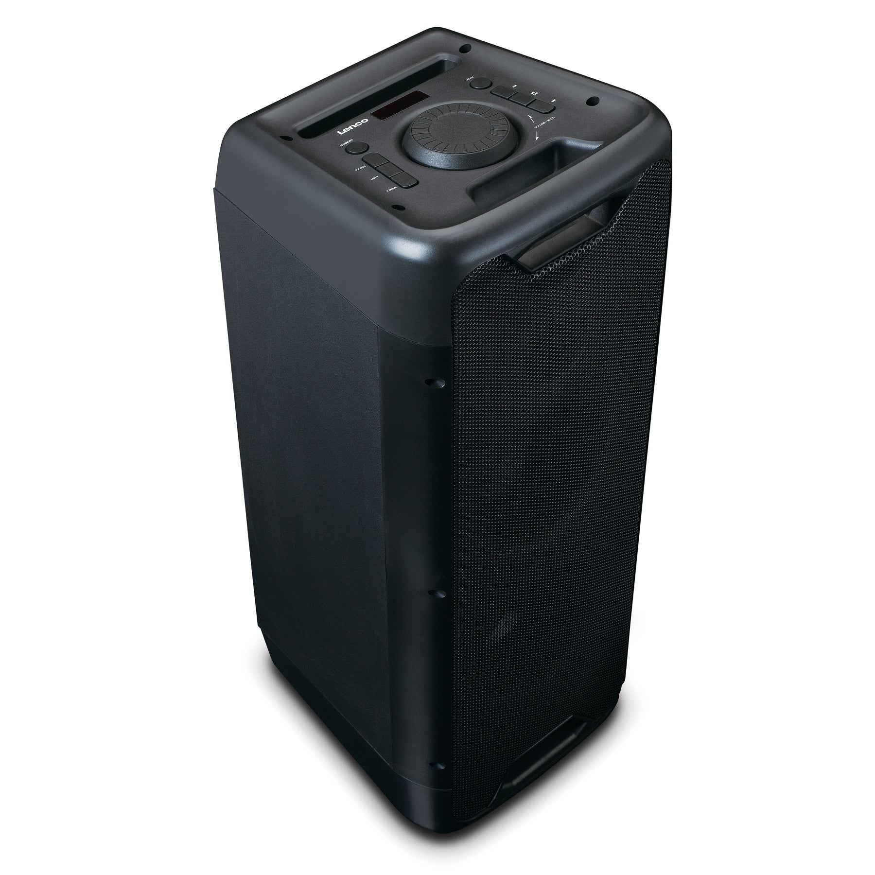Lenco PA-200BK – Party-Lautsprecher – 100 W, LED, 8 h – Schwarz
