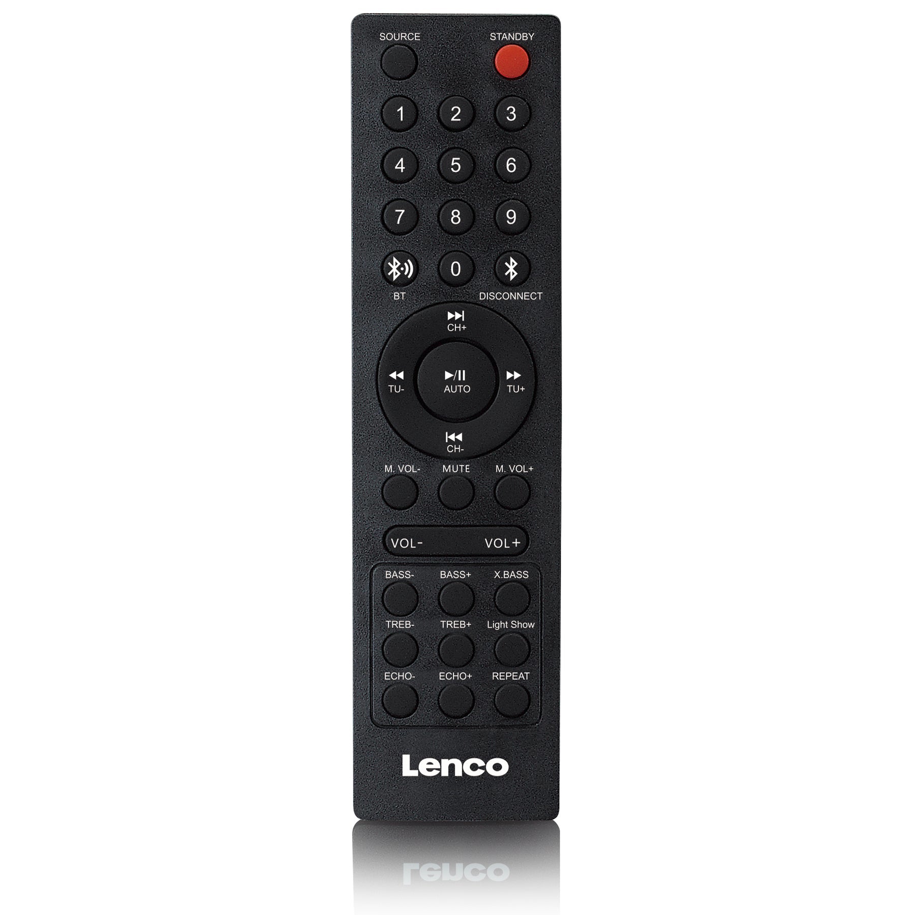 Lenco PA-200BK – Party-Lautsprecher – 100 W, LED, 8 h – Schwarz