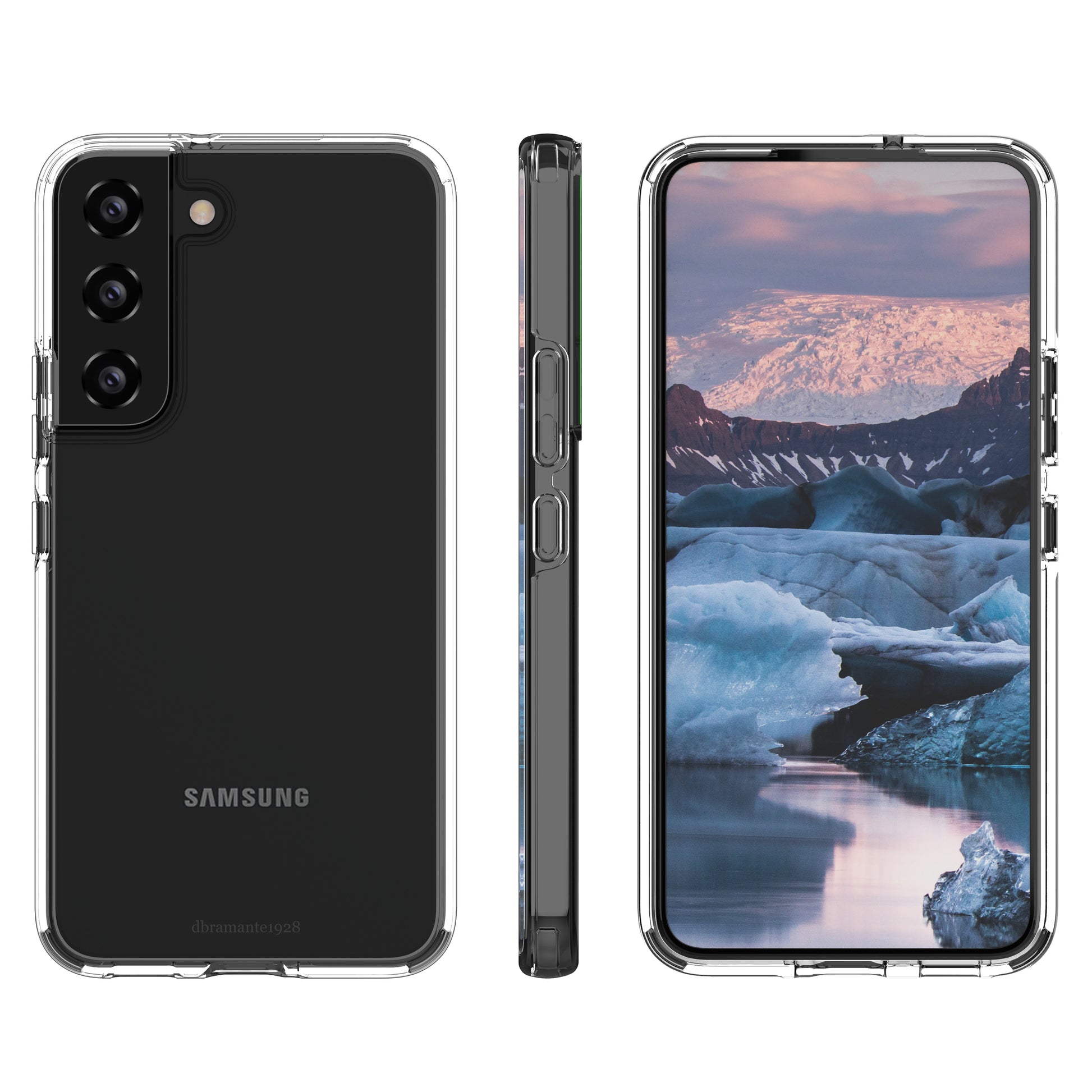 dbramante1928 Iceland Pro – Backcover – für Samsung Galaxy S22+, Recycling-Kunststoff, transparent