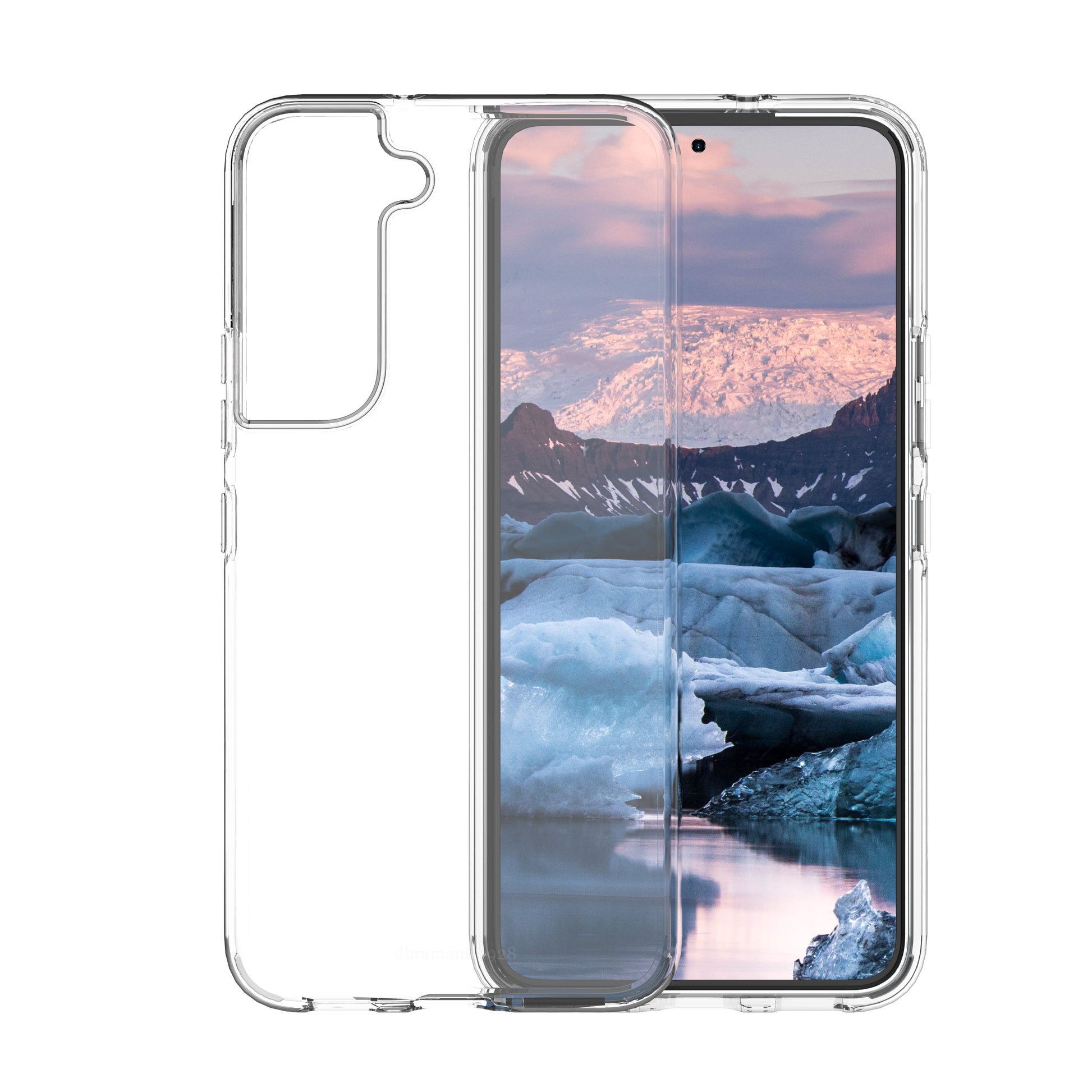 dbramante1928 Iceland Pro – Backcover – für Samsung Galaxy S22+, Recycling-Kunststoff, transparent