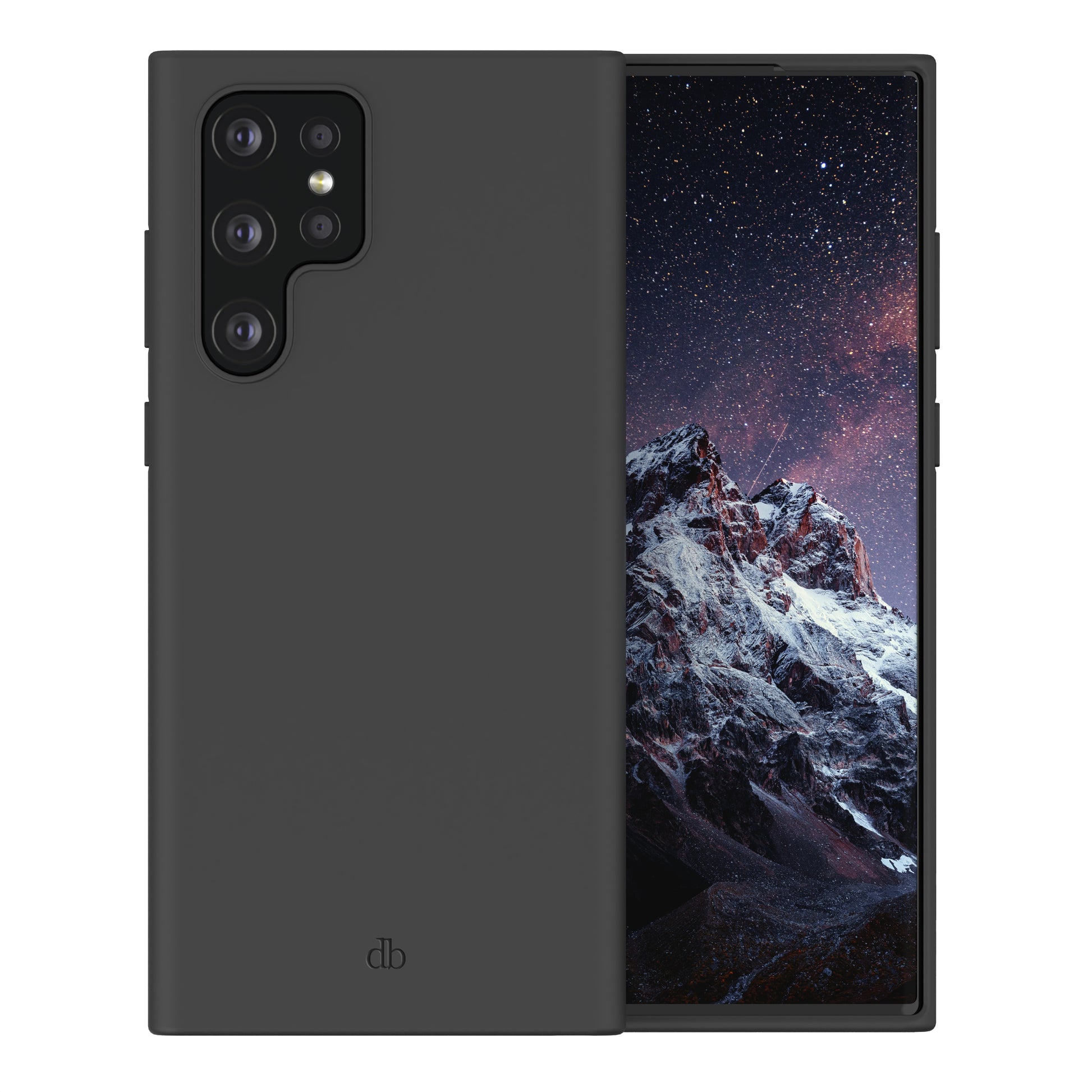 dbramante1928 Costa Rica – Backcover – für Samsung Galaxy S22 Ultra, Recycling-Kunststoff, schwarz