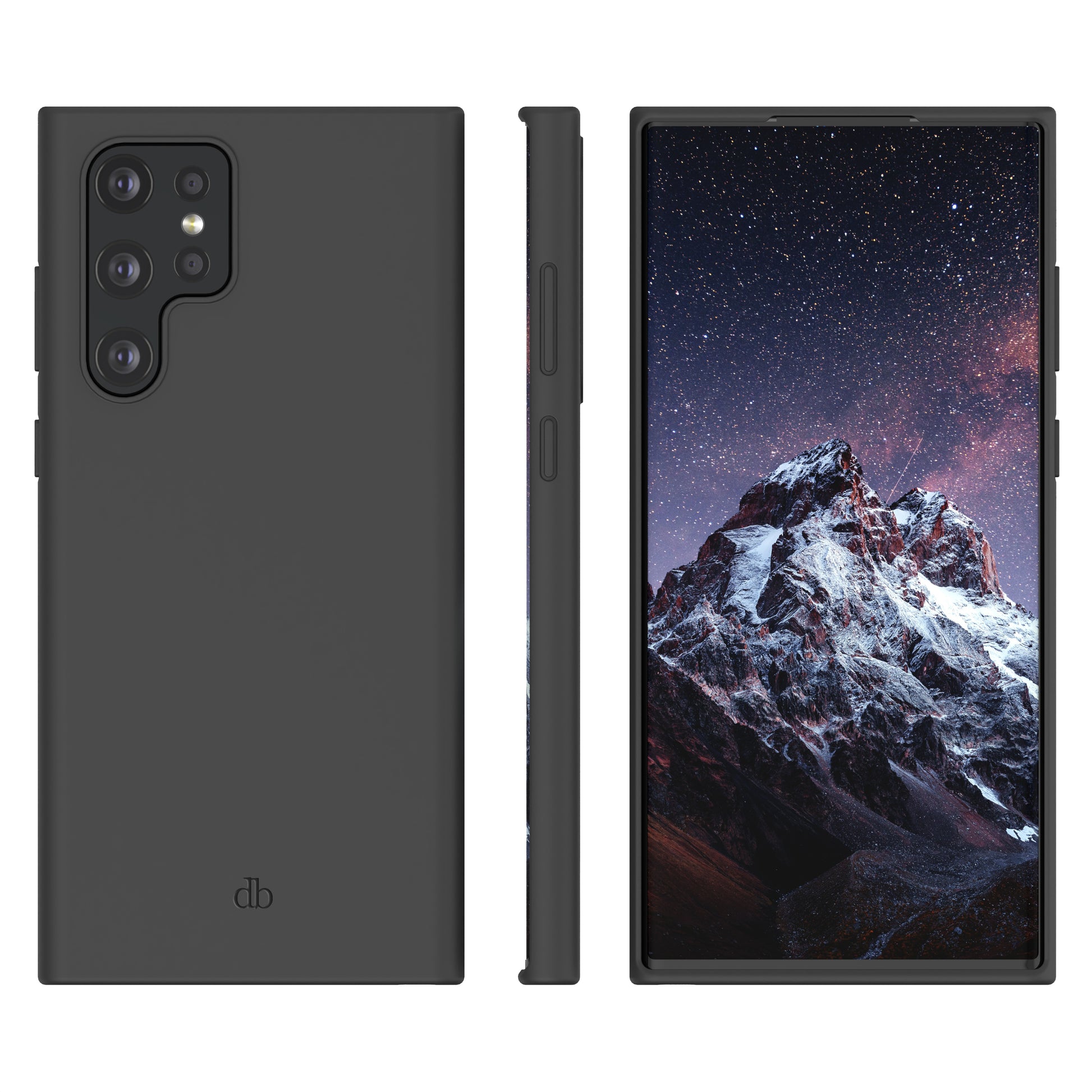 dbramante1928 Costa Rica – Backcover – für Samsung Galaxy S22 Ultra, Recycling-Kunststoff, schwarz