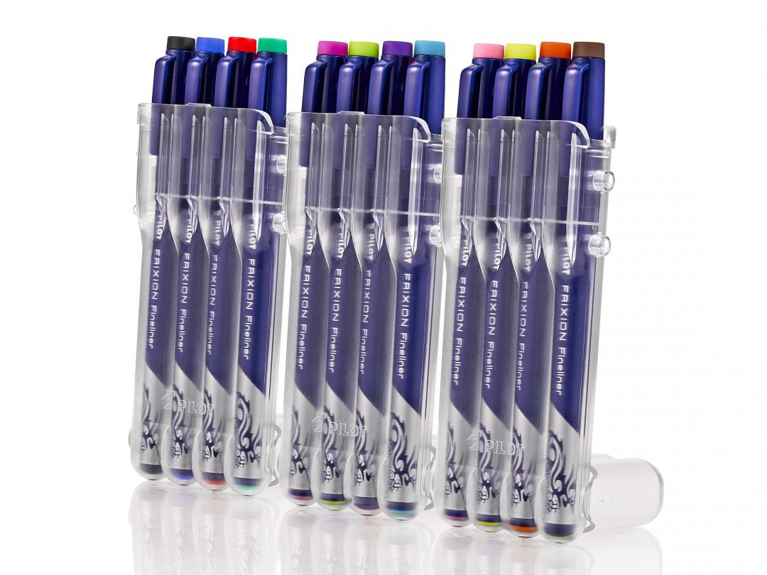 Pilot FriXion Set2Go Fineliner – 12er-Set 1,3 mm – 12 Farben, sortiert
