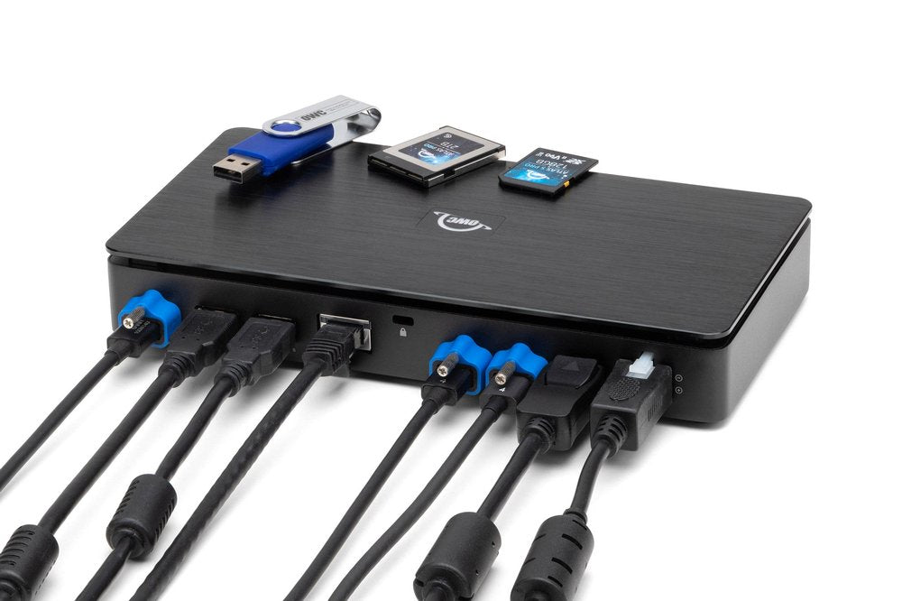OWC Thunderbolt Pro Dockingstation – Thunderbolt 3, DP, 4× USB-A, 1× USB-C, 85 W PD, 10GbE, für Windows/Mac