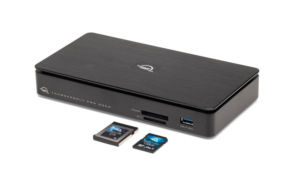OWC Thunderbolt Pro Dockingstation – Thunderbolt 3, 1× DP, 4× USB-A, 1× USB-C, 85 W PD, 10GbE, für Windows/Mac
