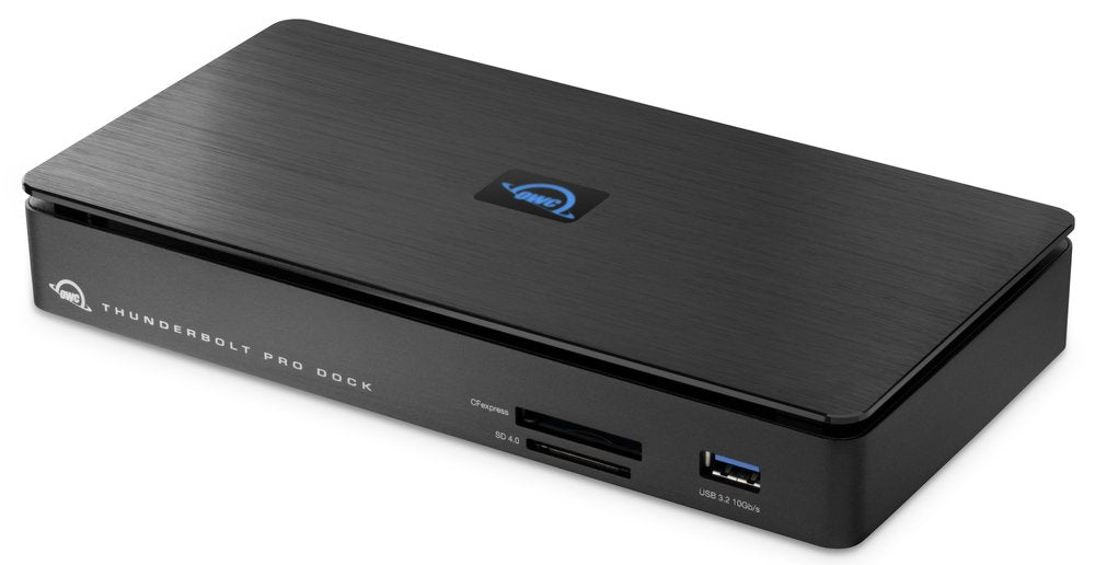 OWC Thunderbolt Pro Dockingstation – Thunderbolt 3, DP, 4× USB-A, 1× USB-C, 85 W PD, 10GbE, für Windows/Mac