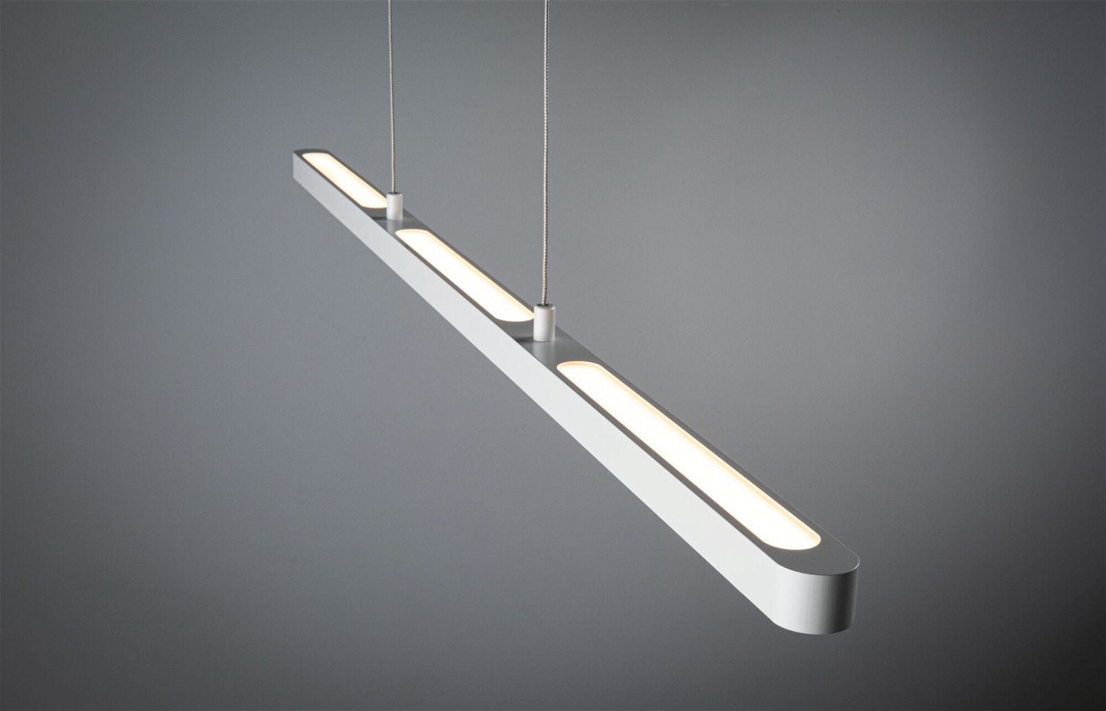 Paulmann Pendelleuchte Lento – 100 × 35 × 25 cm, 1800 lm, 42 W, 2700 K, dimmbar, höhenverstellbar, weiss