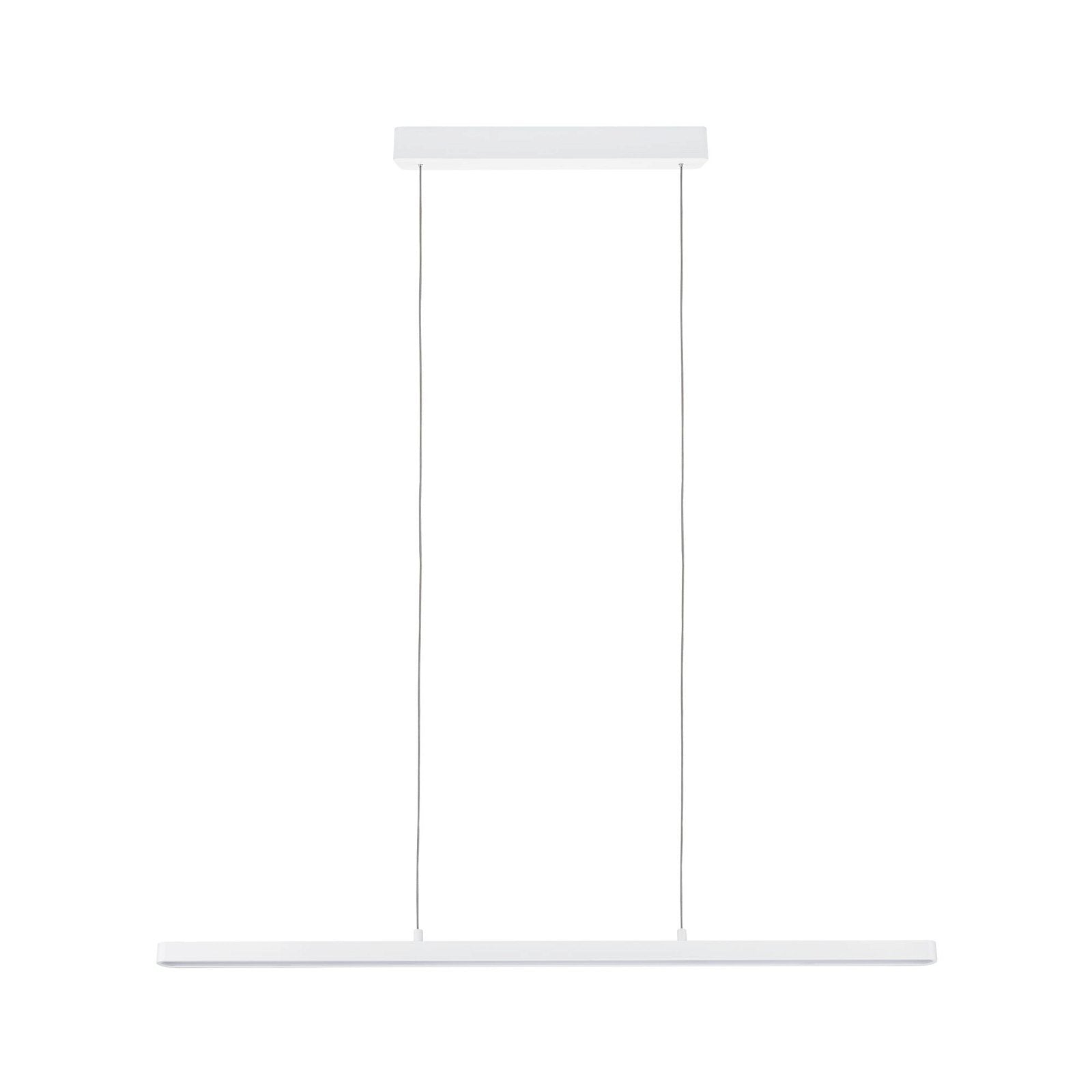 Paulmann Pendelleuchte Lento – 100 × 35 × 25 cm, 1800 lm, 42 W, 2700 K, dimmbar, höhenverstellbar, weiss