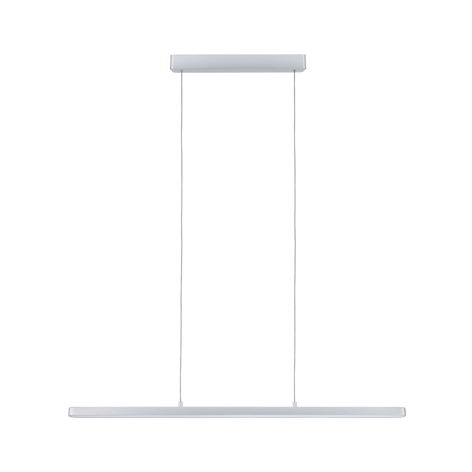Paulmann Pendelleuchte Lento – 100 × 3,5 cm, 1800 lm, 42 W, 2700 K, dimmbar, chrom, festverbaute LED