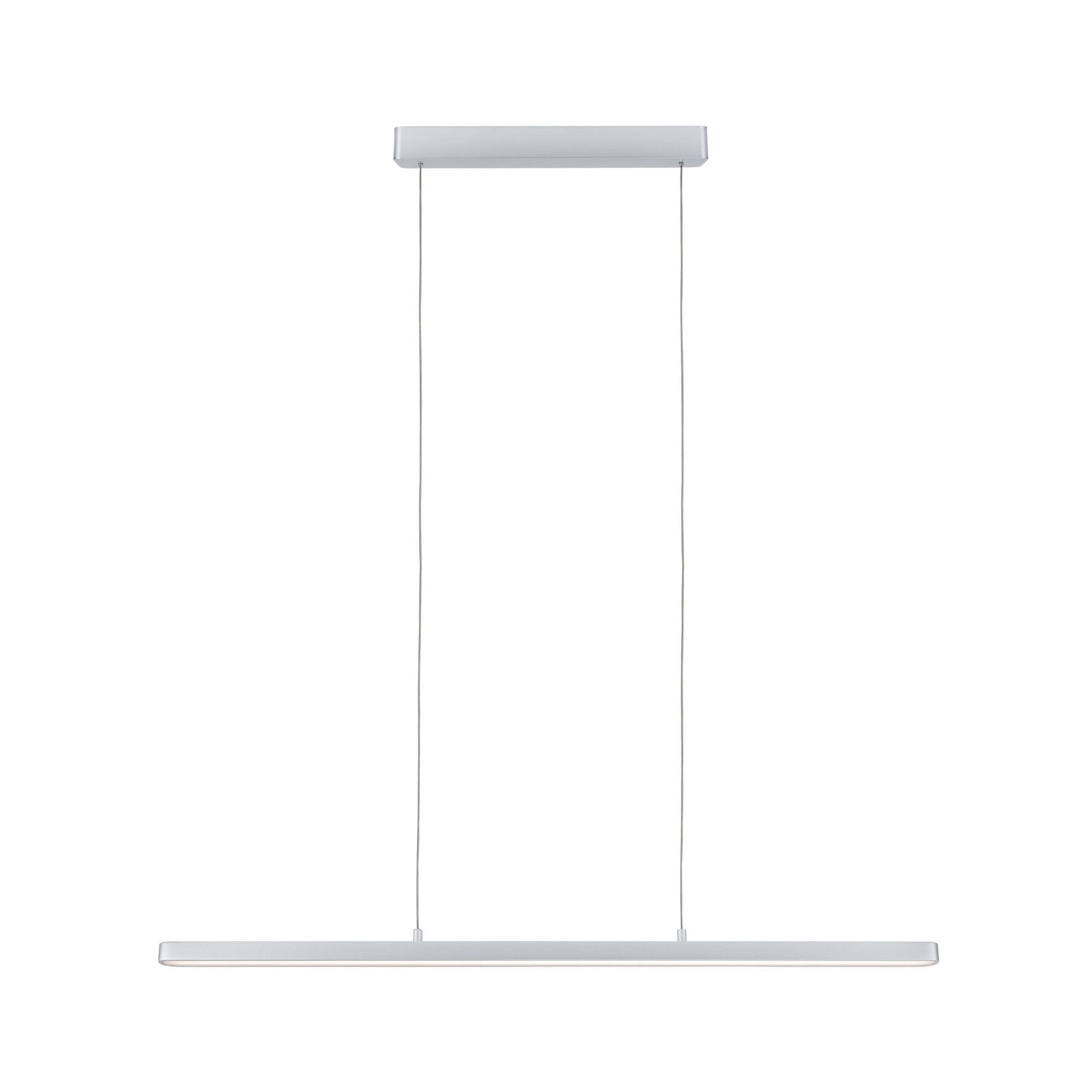 Paulmann Pendelleuchte Lento – 100 × 3,5 cm, 1800 lm, 42 W, 2700 K, dimmbar, chrom, festverbaute LED