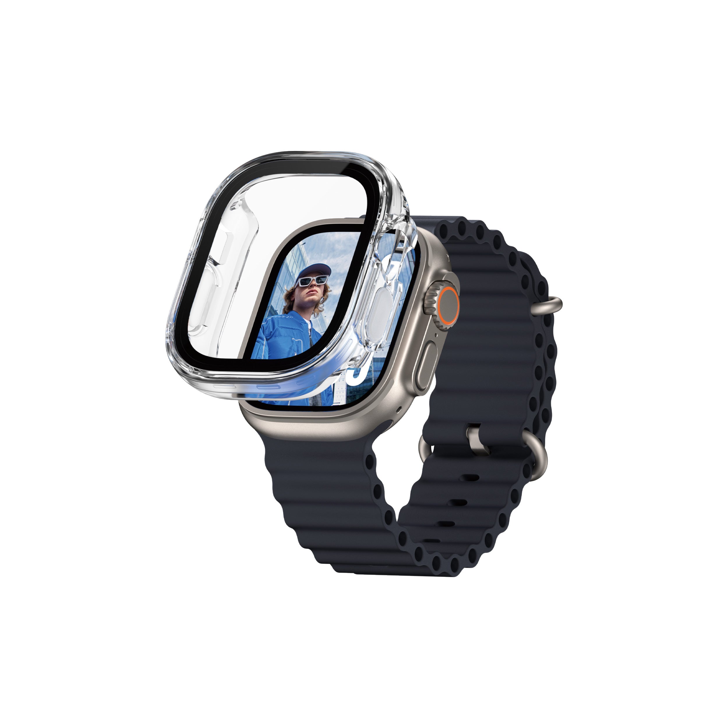 PanzerGlass Full Body (Std) – Displayschutz – für Apple Watch Ultra 2 49 mm, Transparent, 1 Stück