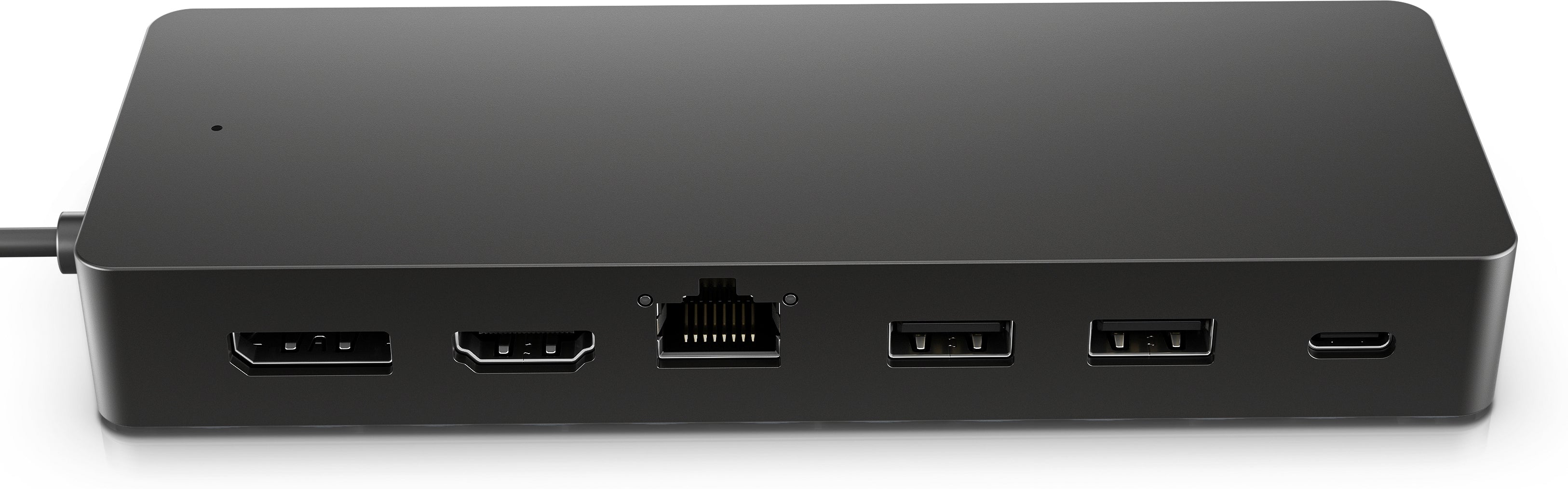 HP Multiport-Adapter – USB-C, 1× DP, 1× HDMI, 2× USB-A, 65 W PD, GbE, für Windows/Mac/ChromeOS