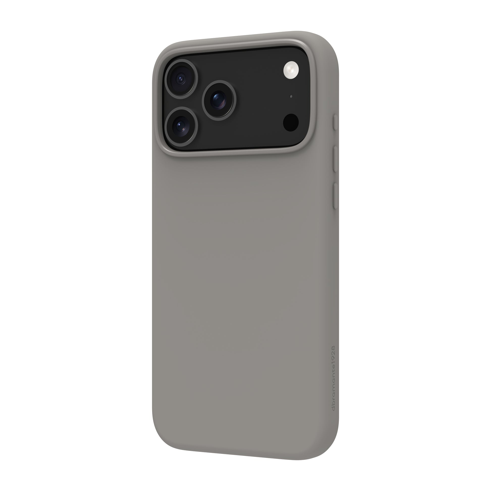 dbramante1928 Roskilde MS ICON Backcover – für Apple iPhone 17 Pro Max, MagSafe, Kunststoff, Grau, River Stone
