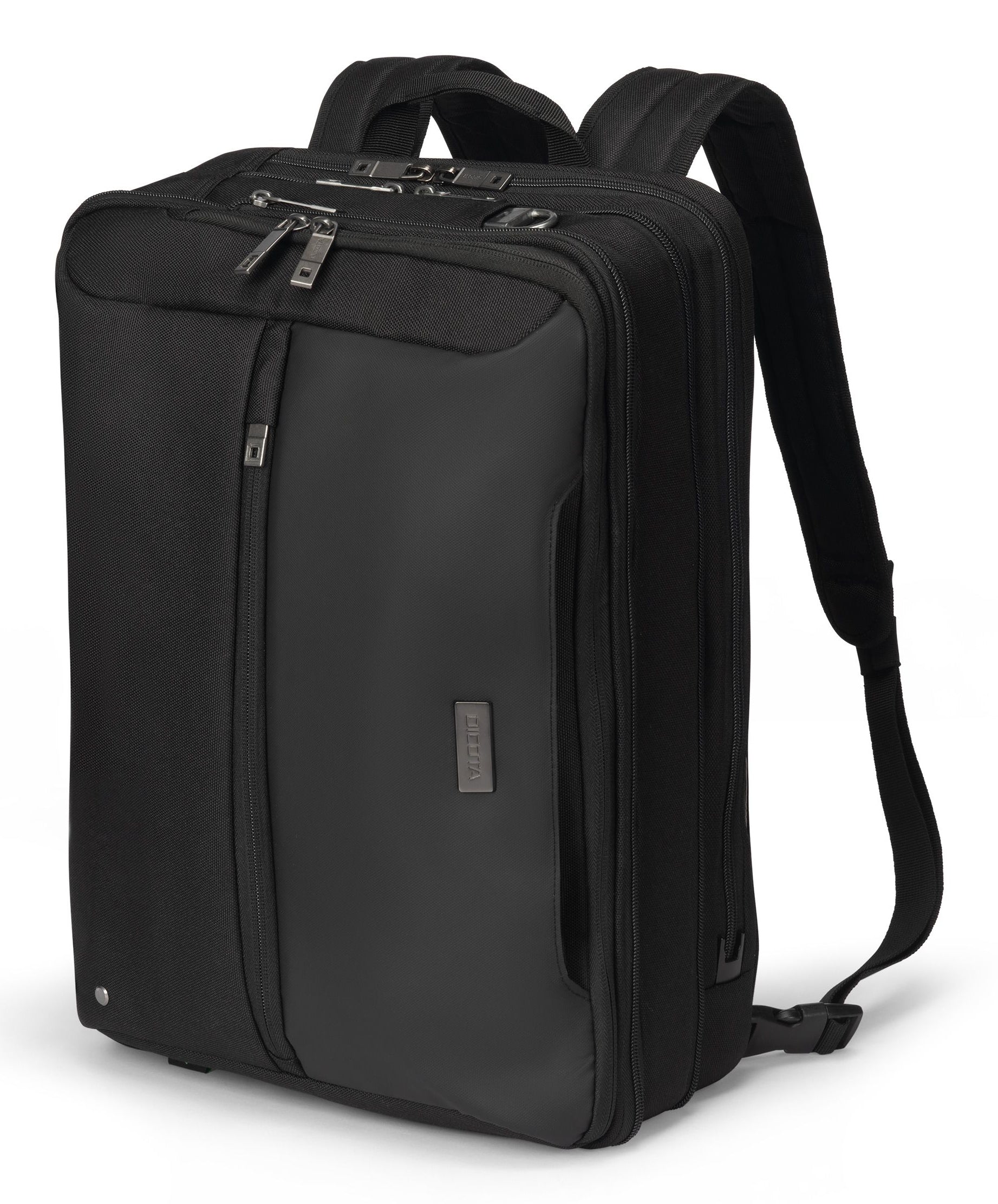 DICOTA Notebook-Tasche für Notebooks bis 16" – verschliessbar, mit Schultergurt – Schwarz
