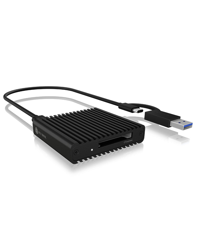 ICY BOX IB-CR404-C31 Kartenleser – CFast 2.0 – USB-C/USB-A 3.2 Gen 2 – 10 Gbit/s