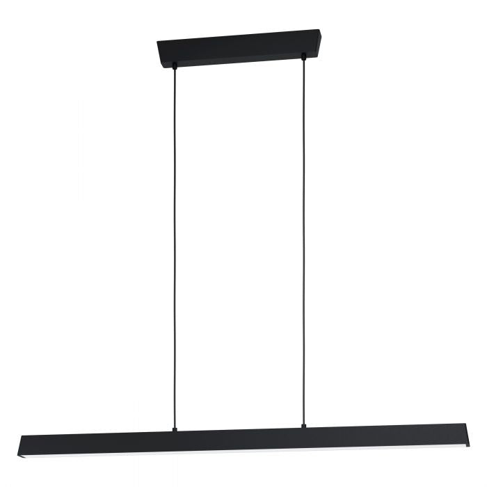 EGLO Hängeleuchte Simolaris-Z – 122 cm, 4200 lm, 35 W, 2700–6500 K, dimmbar, ZigBee, für Alexa, schwarz