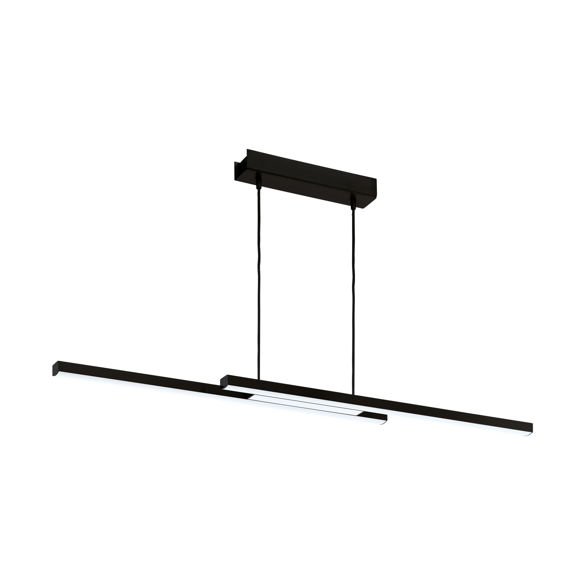 EGLO Deckenleuchte FRAIOLI-Z – 105,5 cm, 4800 lm, 34 W, 2700–6500 K, dimmbar, für Alexa, schwarz/weiss