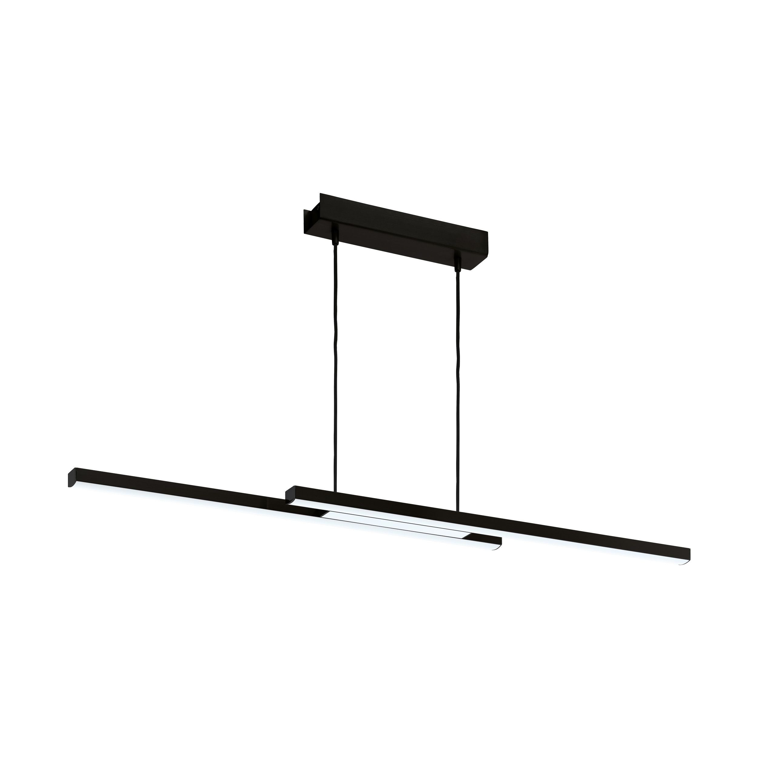 EGLO Deckenleuchte FRAIOLI-Z – 105,5 cm, 4800 lm, 34 W, 2700–6500 K, dimmbar, für Alexa, schwarz/weiss